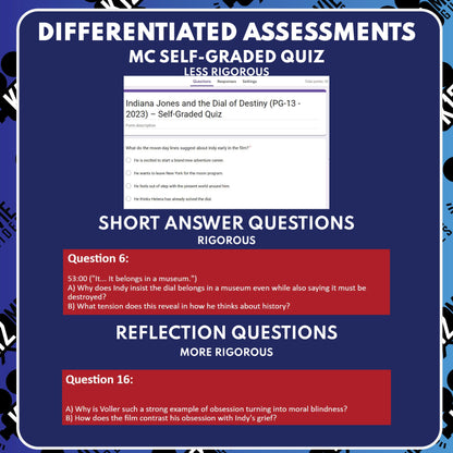 Indiana Jones and the Dial of Destiny Movie Guide Questions & Worksheet preview image 3