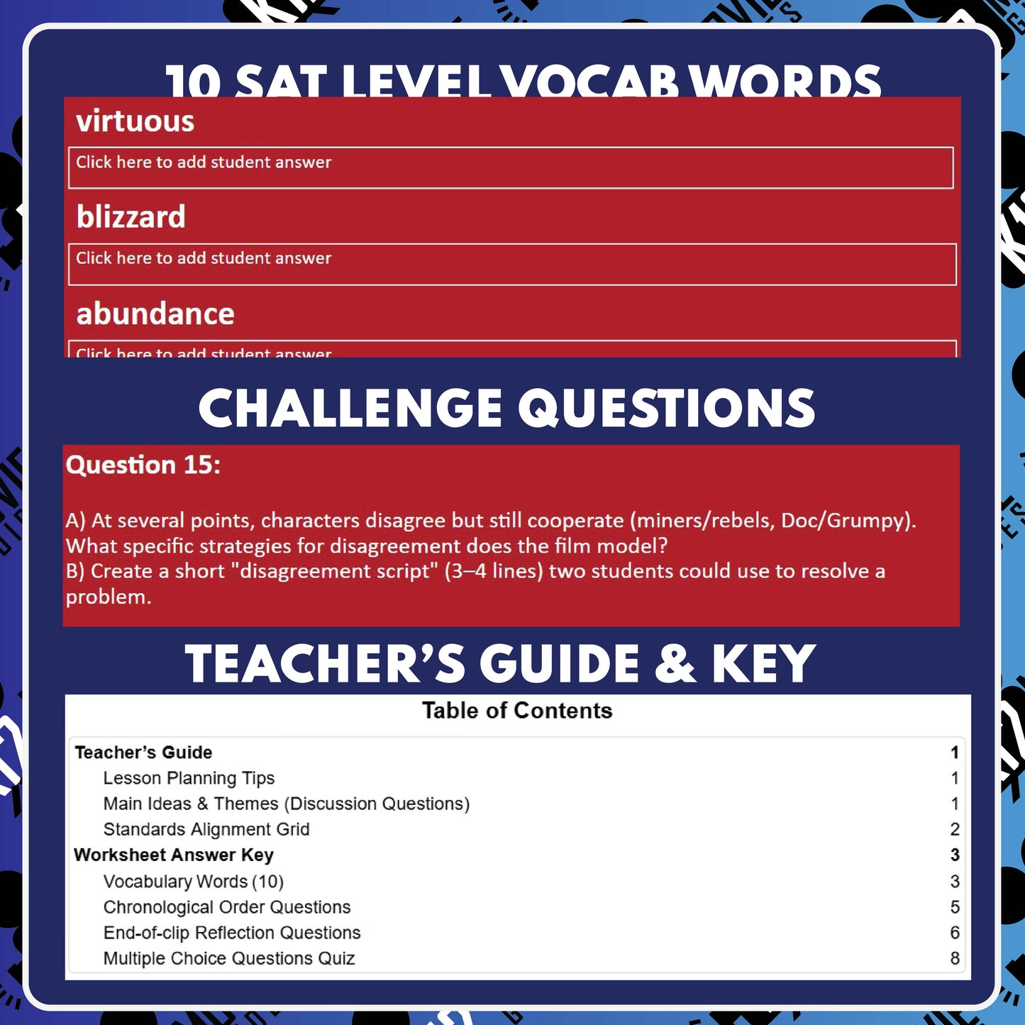 Snow White Movie Guide | Questions | Grades 4–8 (PG – 2025)