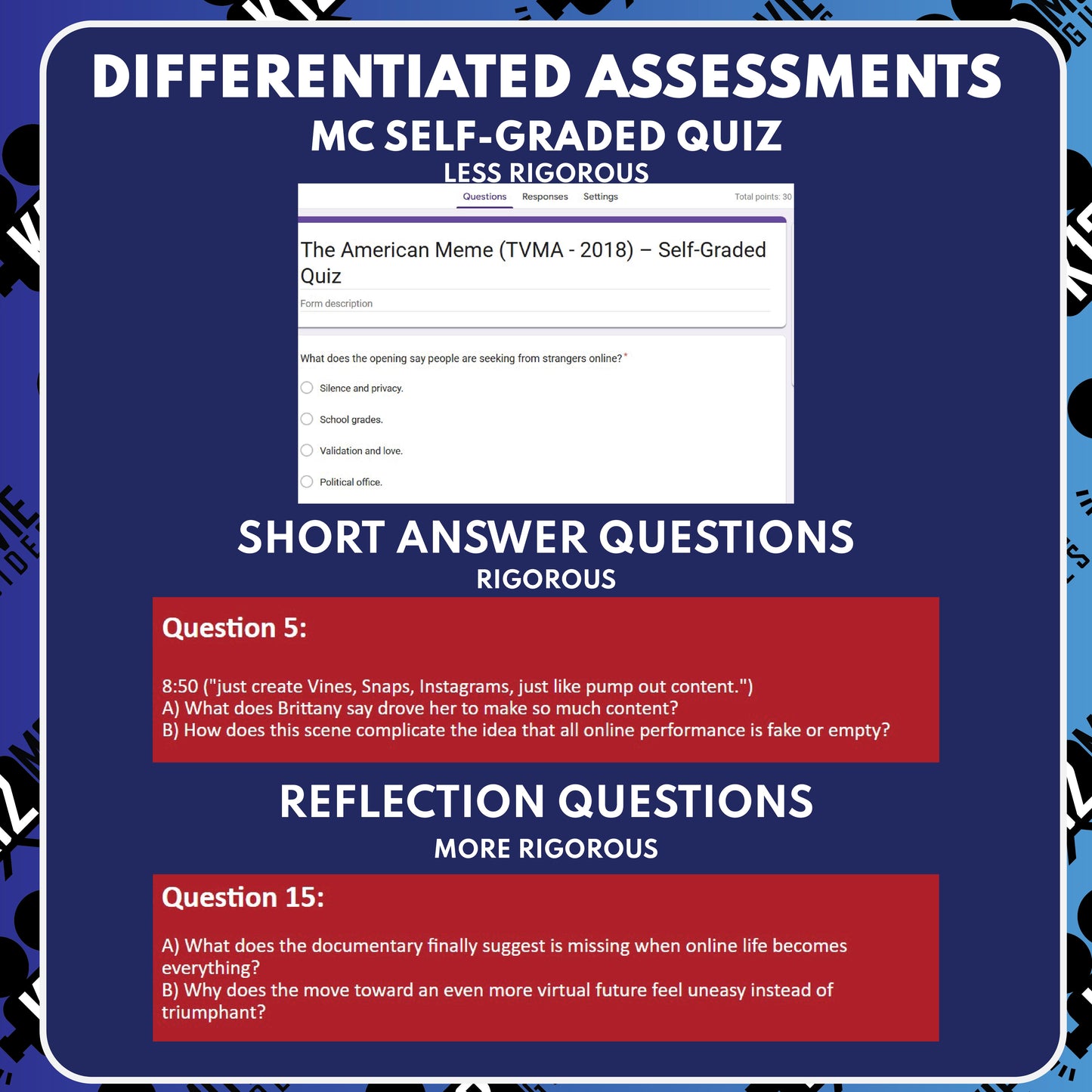 The American Meme Movie Guide Questions & Worksheet preview image 3