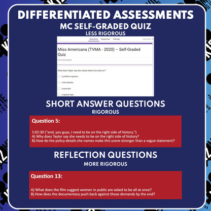 Miss Americana Movie Guide Questions & Worksheet preview image 3