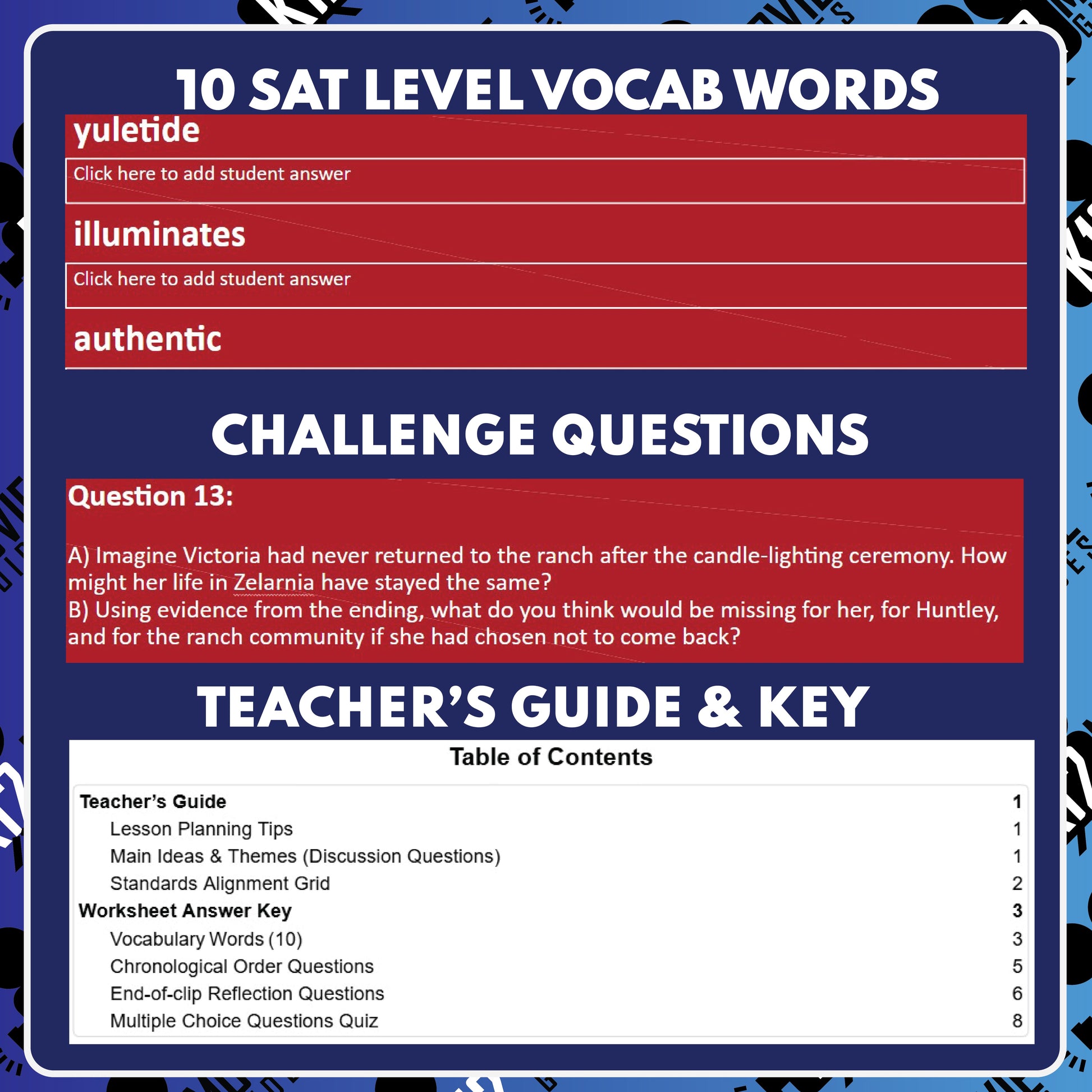 A Royal Montana Christmas (G - 2025) Film Quiz | Worksheet for Grades 5 to 8 preview image 3
