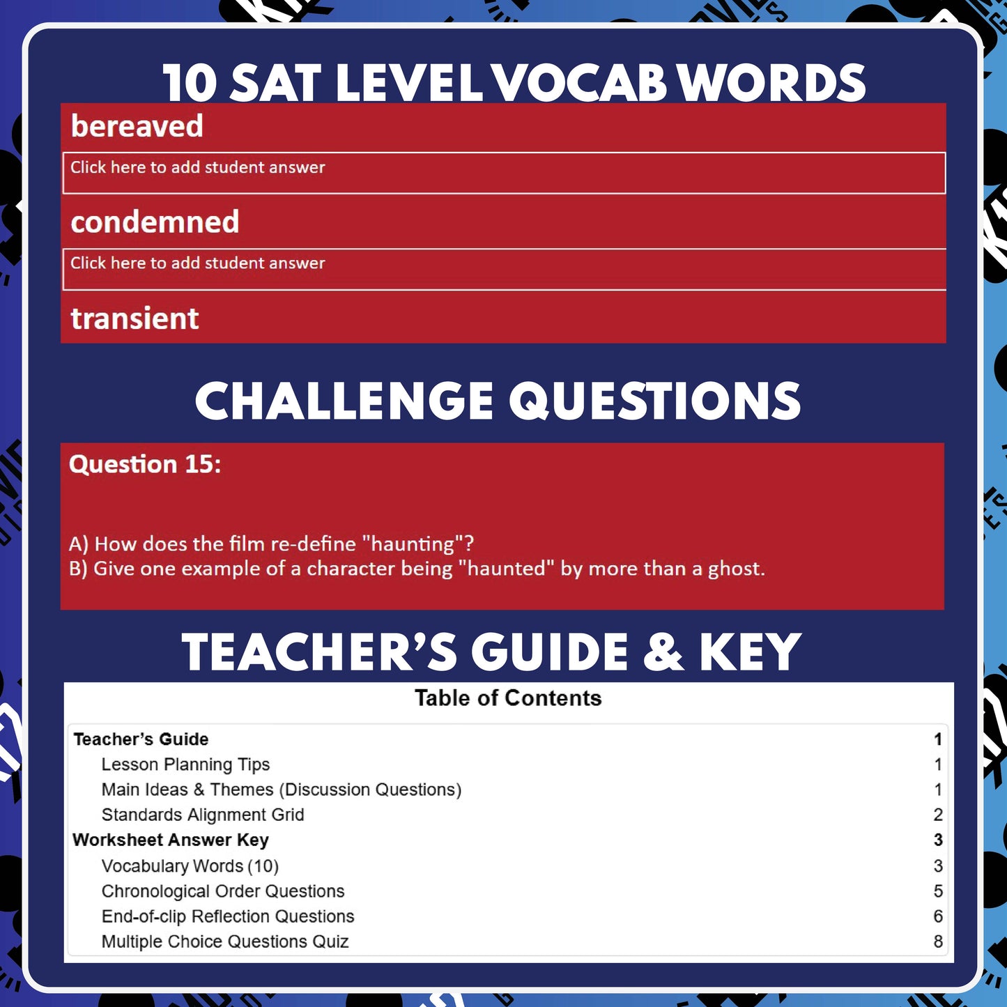 Casper (PG - 1995) Film Quiz for Grades 6 - 9 Worksheet | Movie Guide | PDF