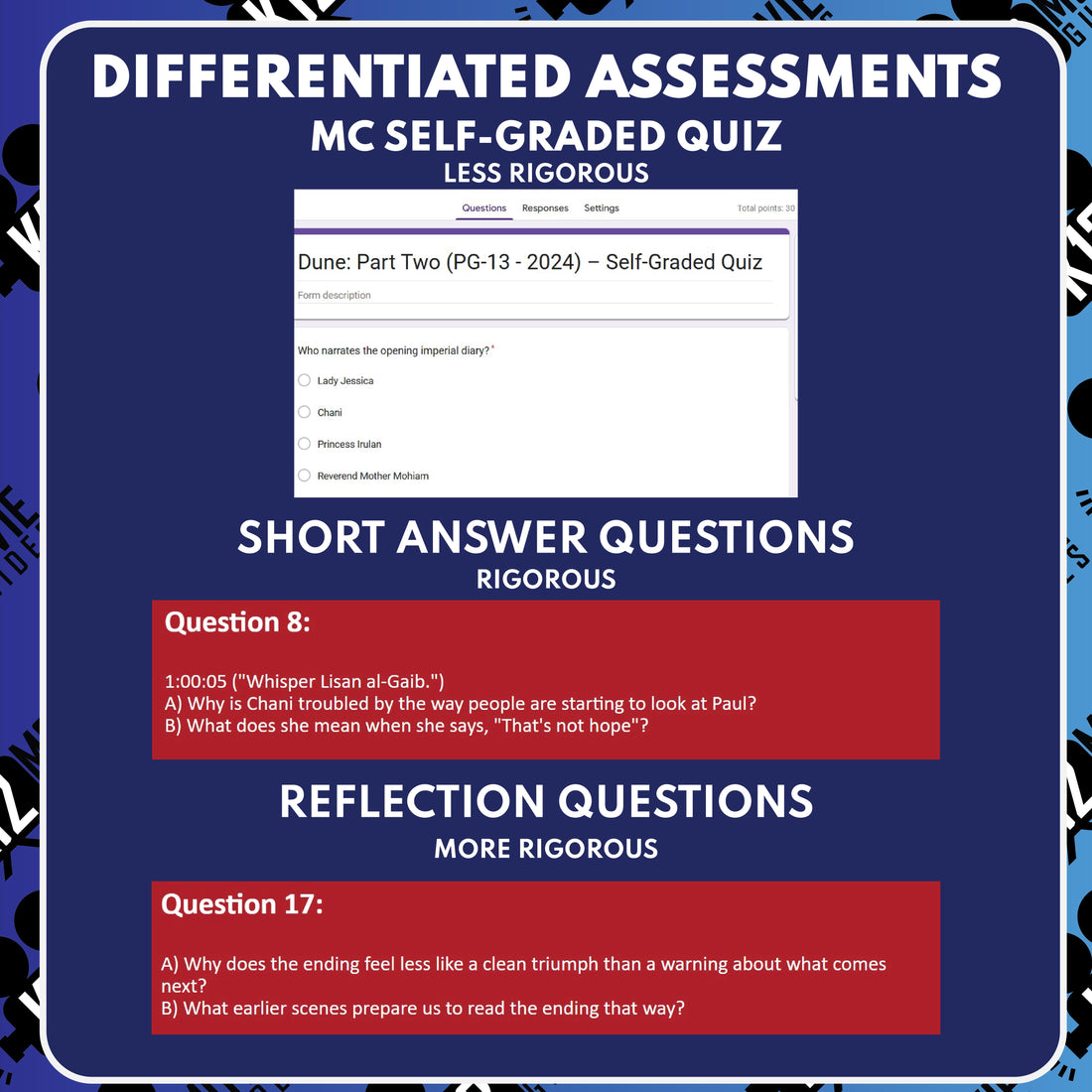 Dune: Part Two Movie Guide Questions & Worksheet | Answer Key ...