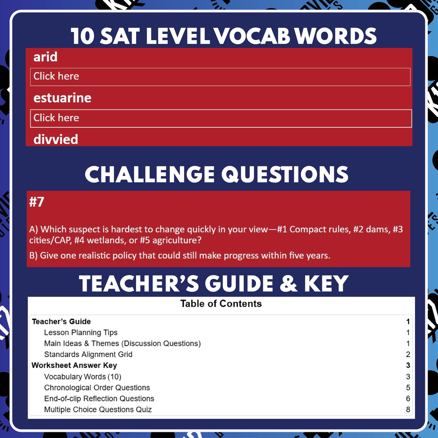 Who Killed the Colorado River? Video Guide | Questions | Grades 6–12 (NR – 2024)