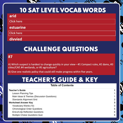 Who Killed the Colorado River? Video Guide | Questions | Grades 6–12 (NR – 2024)