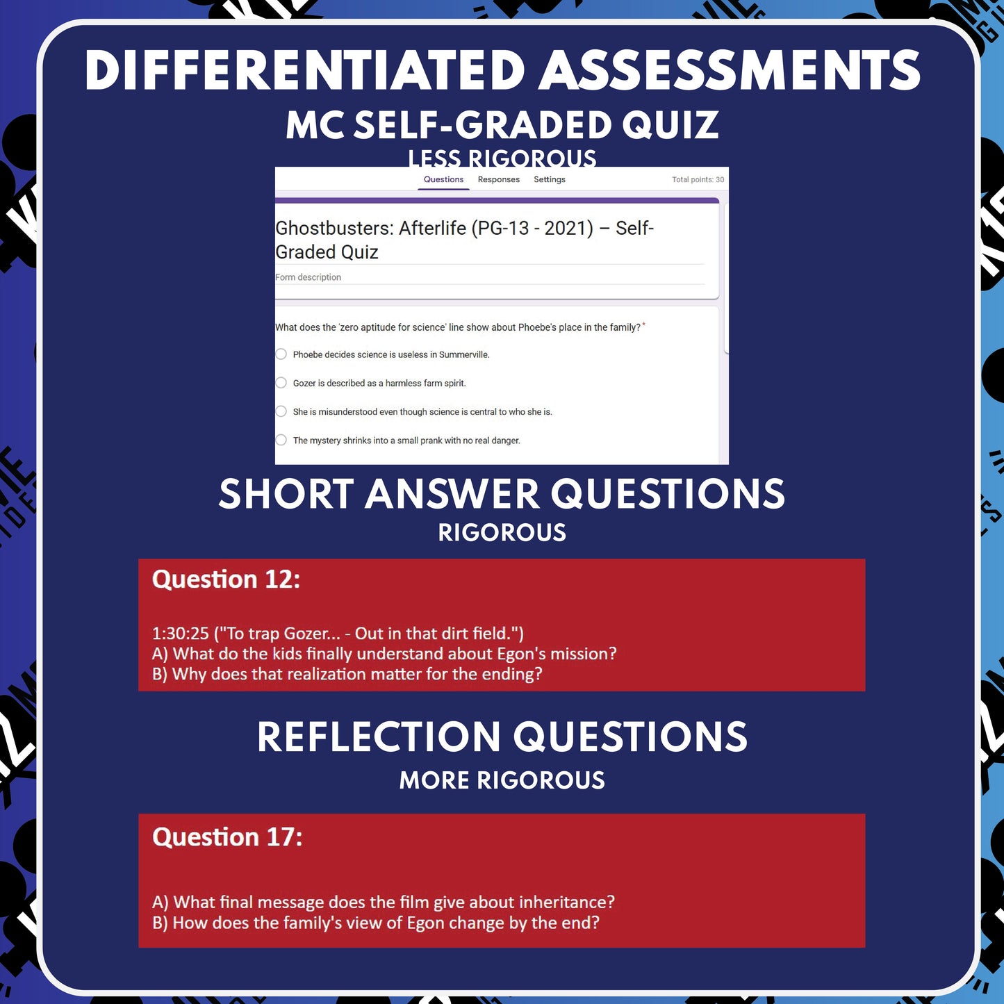 Ghostbusters: Afterlife Movie Guide Questions & Worksheet preview image 3