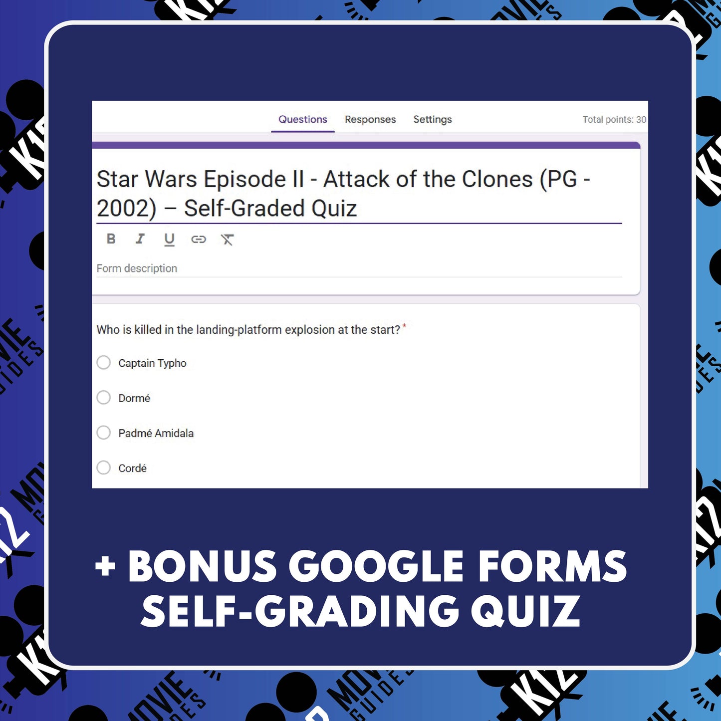 Star Wars: Episode II – Attack of the Clones Movie Guide | Questions | Grades 8–12 (PG – 2002)