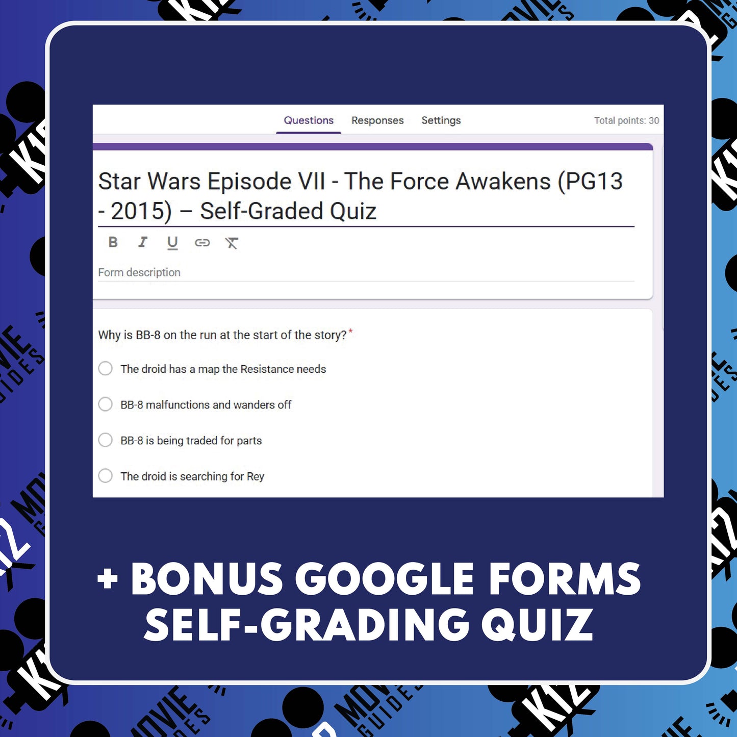 Star Wars: The Force Awakens Movie Guide | Questions | Grades 8–12 (PG-13 – 2015)