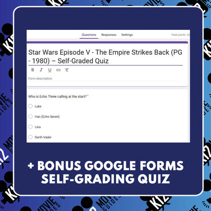 Star Wars: Episode V – The Empire Strikes Back Movie Guide | Questions | Grades 8–12 (PG – 1980)