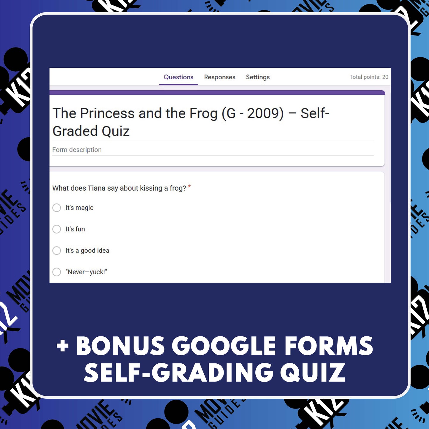 The Princess and the Frog Movie Guide | Questions | Grades 3–5 (G – 2009)