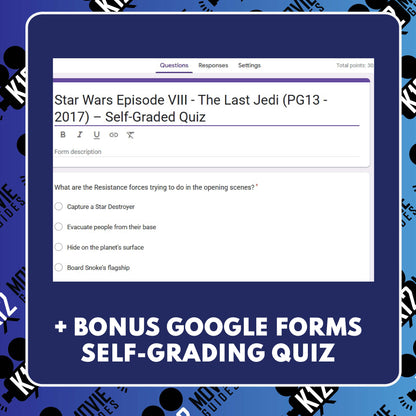 Star Wars: Episode VIII – The Last Jedi Movie Guide | Questions | Grades 8–12 (PG-13 – 2017)