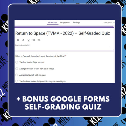 Return to Space Film Quiz (NR – 2022) Movie Guide | Documentary Worksheet for Grades 7 to 12