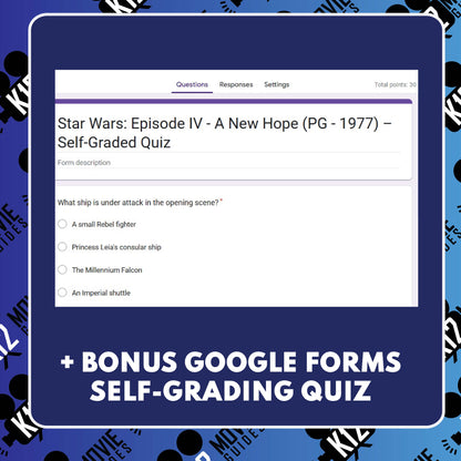 Star Wars: Episode IV – A New Hope Movie Guide | Questions | Grades 8–12 (PG – 1977)