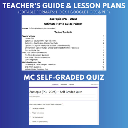 Zootopia 2 Movie Guide (PG - 2025) Teamwork | Empathy | Conflict Resolution