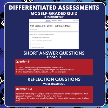 Wish Dragon Movie Guide Questions & Worksheet preview image 3