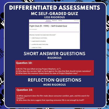 Fight Club Movie Guide Questions & Worksheet preview image 2