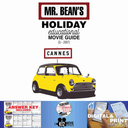 Mr. Bean's Holiday Movie Guide | Questions | Worksheet (G - 2007) Cover