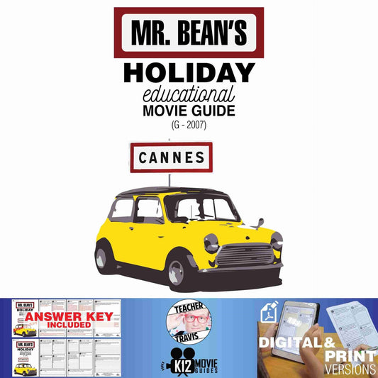Mr. Bean's Holiday Movie Guide | Questions | Worksheet (G - 2007) Cover