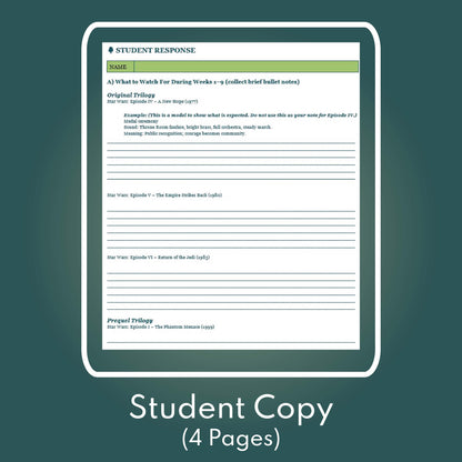 Star Wars Saga Assessment | Music & Leitmotifs Focus (9 Weeks for Grades 9-12)
