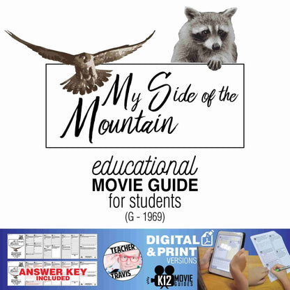 My Side of the Mountain Movie Guide | Film Questions | Worksheet (G - 1969) Cover