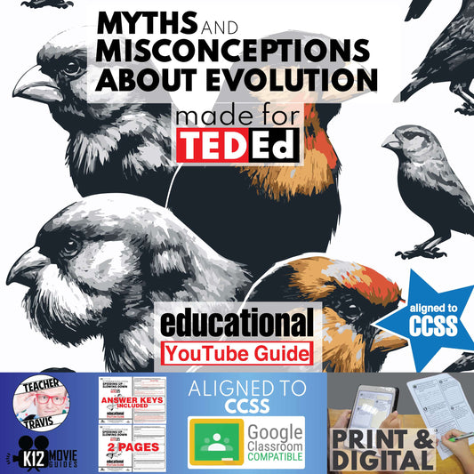 TedEd | Myths and Misconceptions About Evolution | Youtube Video Guide Cover