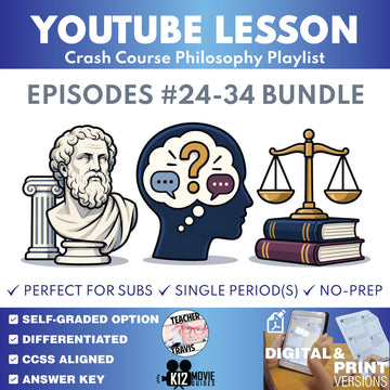 Crash Course Philosophy #24-#34 Video Lesson Set | Free Will, Language & Morality