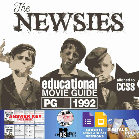 Newsies Movie Guide | Questions | Worksheet | Google Formats (PG - 1992)