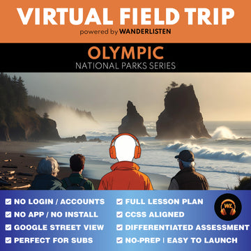 Olympic National Park Virtual Field Trip App Lesson | Audio + Map + Quiz
