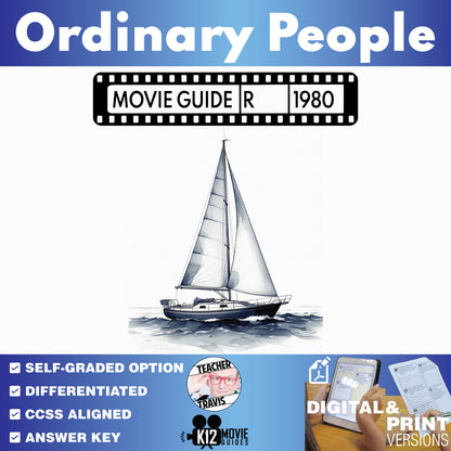 Ordinary People Movie Guide Questions & Worksheet cover image