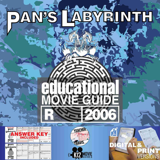 Pan's Labyrinth Movie Guide | Questions | Worksheet (R - 2006) Cover