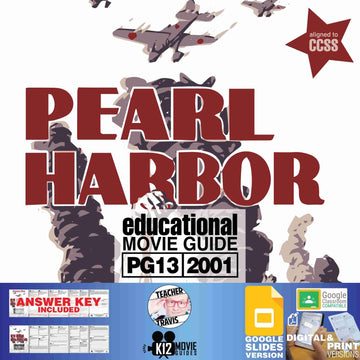 Pearl Harbor Movie Guide | Questions | Worksheet | Google Slides (PG13 - 2001) Cover
