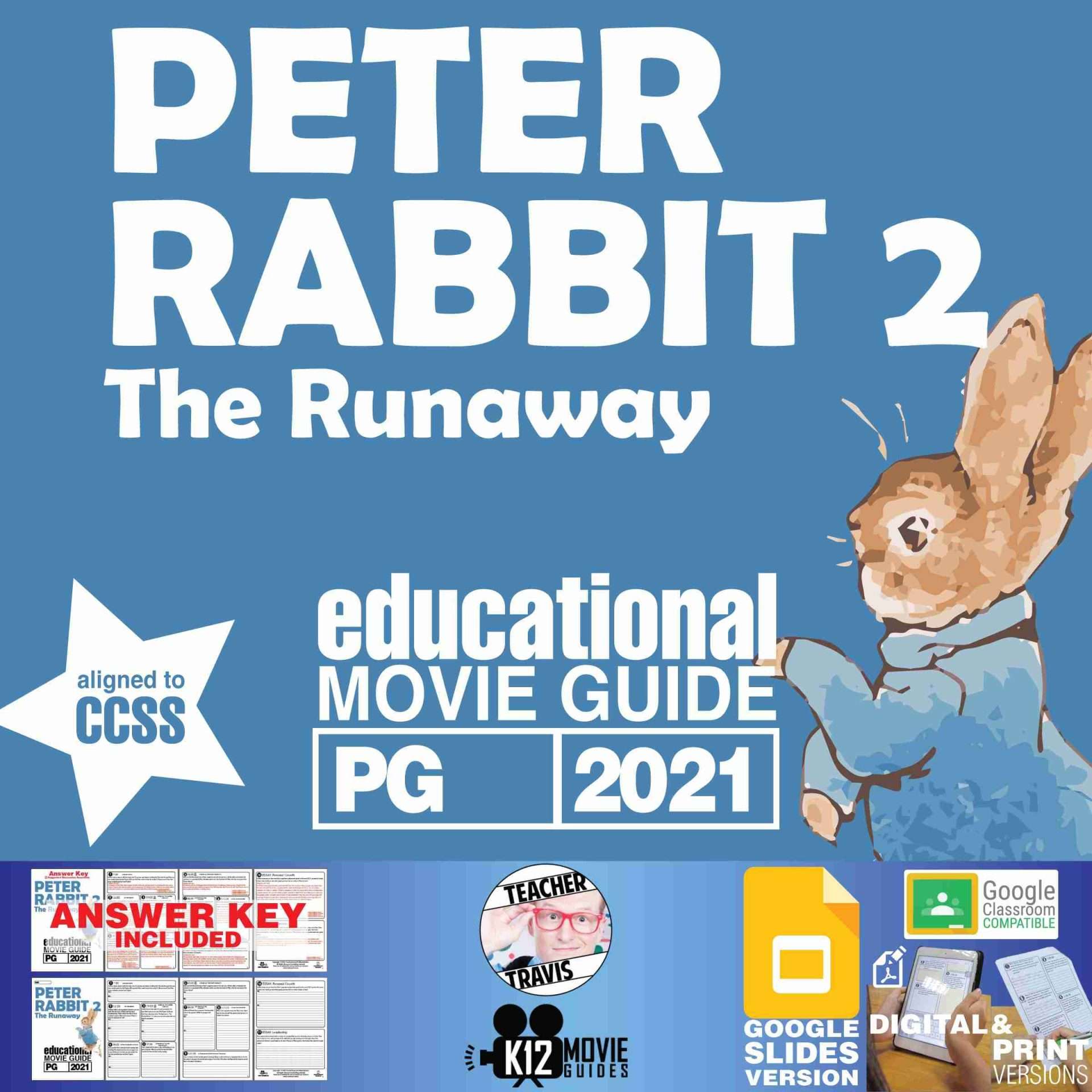 Peter Rabbit 2: The Runaway Movie Guide | Worksheet | Questions | Goog ...