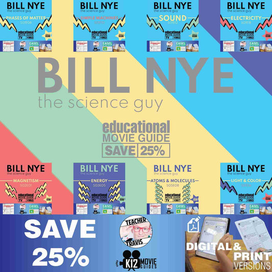 Bill Nye | Physical Science Bundle | 8 Movie Guides | SAVE 25%