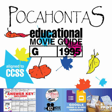 Pocahontas Movie Guide | Questions | Worksheet | Google Formats (G - 1995)