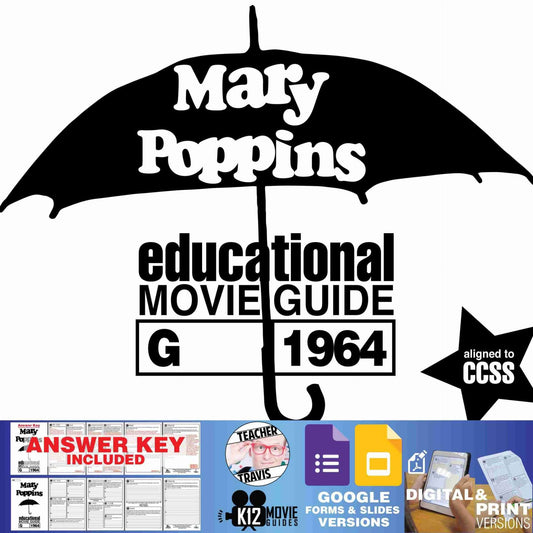 Mary Poppins Movie Guide | Questions | Worksheet | Google Formats (G - 1964)