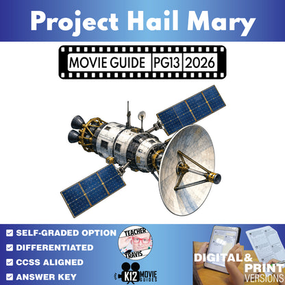 Project Hail Mary Movie Guide | Questions & Worksheet (PG-13 - 2026)