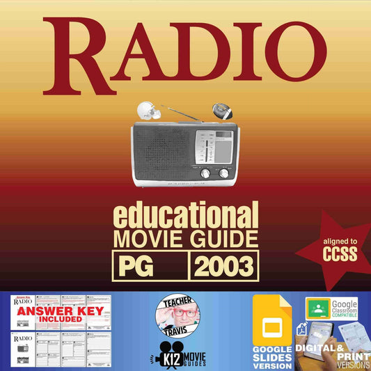 Radio Movie Guide | Worksheet | Questions | Google Slides (PG - 2003) Cover