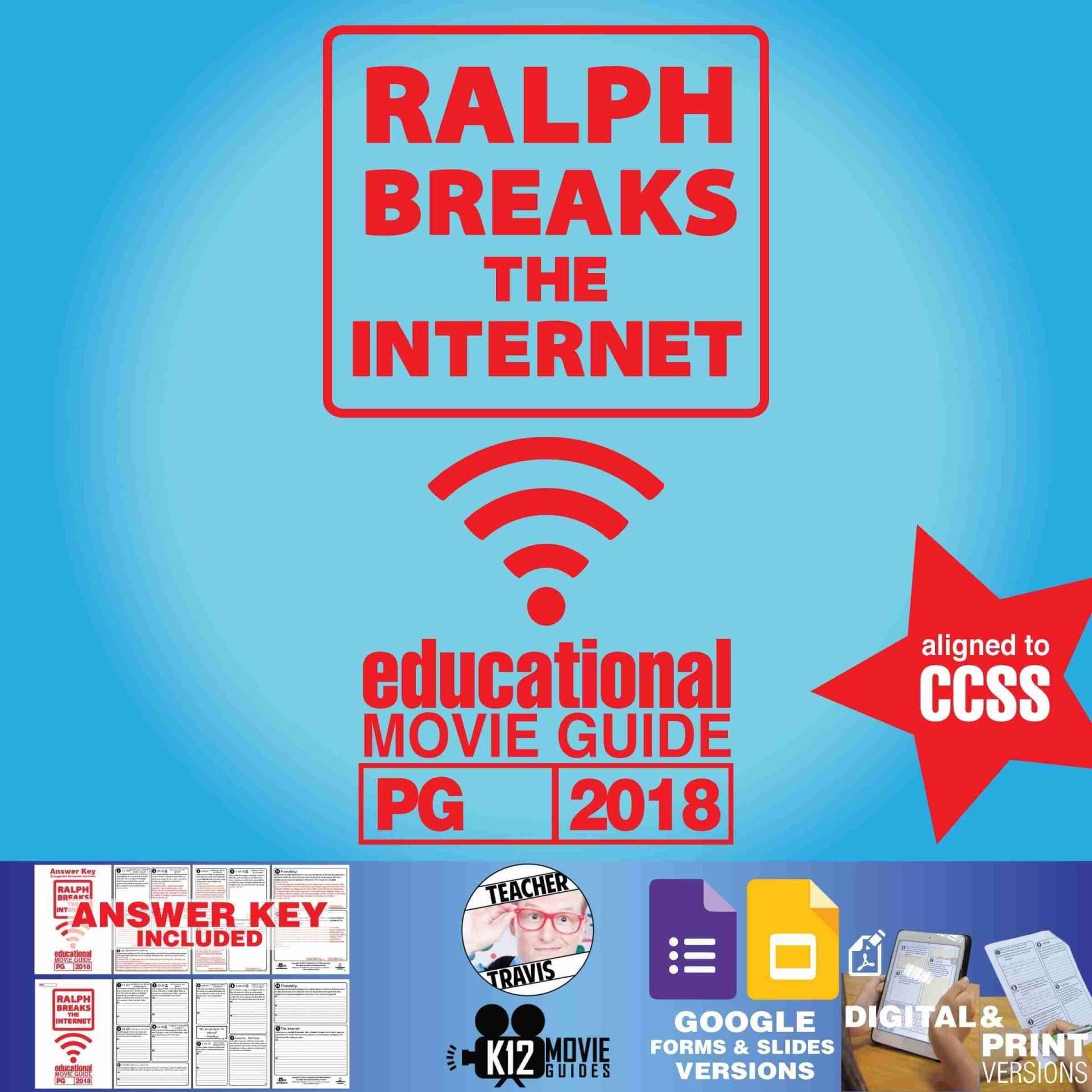 Steven Ralph Project Guides Ralph Breaks the Internet Movie Guide | Questions | Worksheet | Google ...