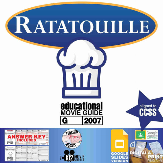 Ratatouille Movie Guide | Worksheet | Questions | Google (G - 2007) Cover