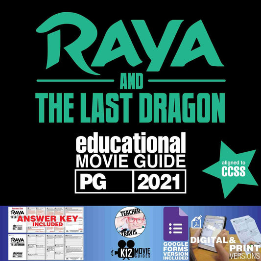 Raya and the Last Dragon Movie Guide | Worksheet | Questions | Google Form (PG - 2021) | Cover