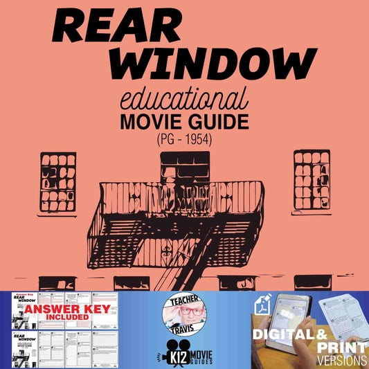 Rear Window Movie Guide | Questions | Worksheet (PG - 1954)