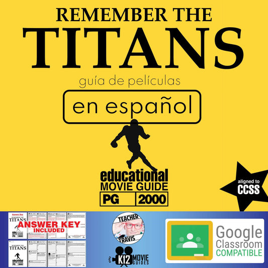 Remember the Titans Movie Guide in Spanish | Español (PG-2000) Cover
