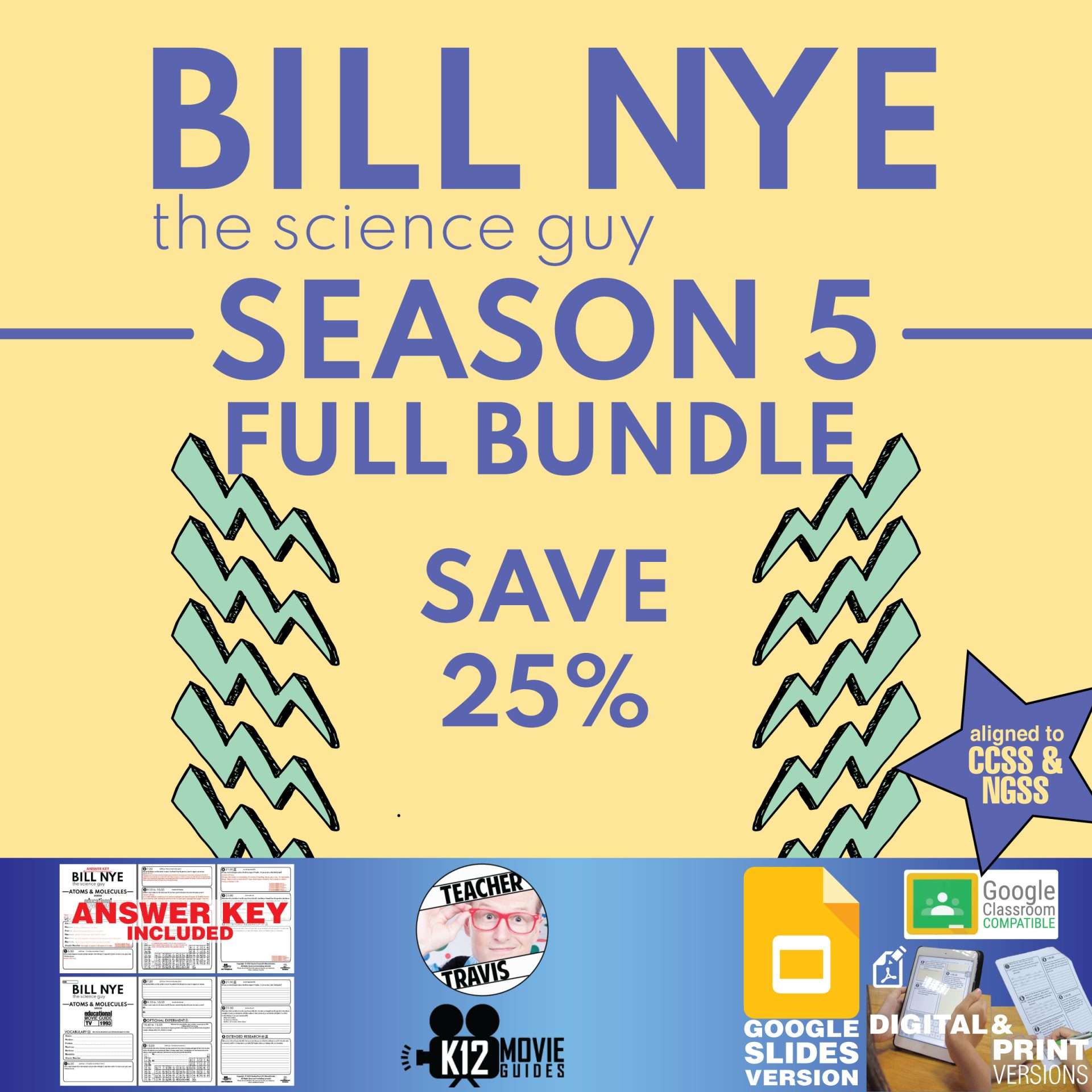 Bill Nye the Science Guy Season 5 | 20 Episode Bundle Cover