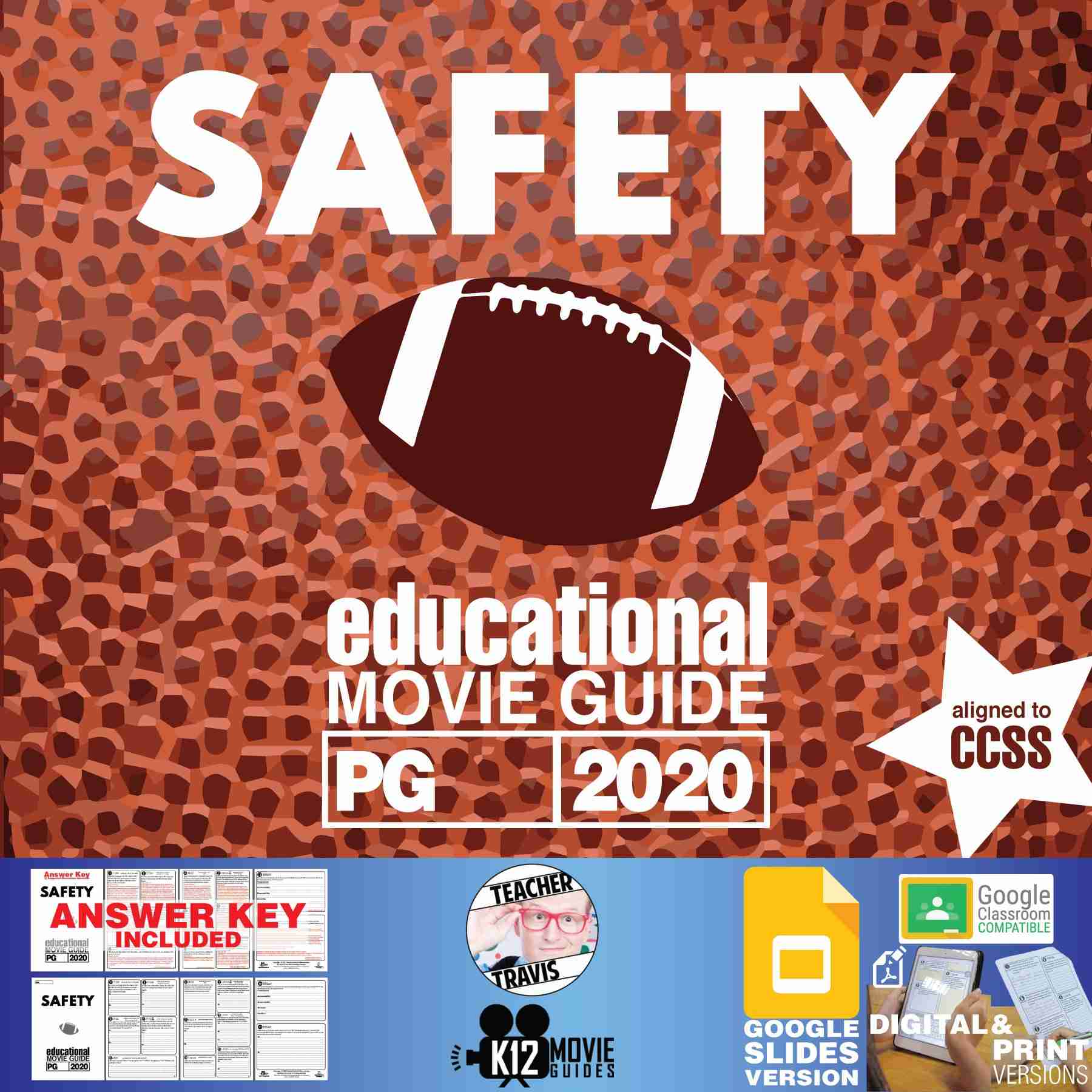 Safety Movie Guide | Worksheet | Google Slides | on Disney+ (PG - 2020) Cover