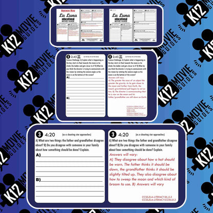 La Luna (2011) - Pixar Short Video Guide | Questions | Worksheet | Google Form | Sample