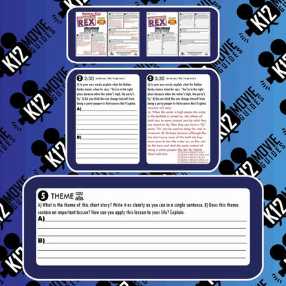 Toy Story Toons: Partysaurus Rex Pixar Short Video Guide | Questions | Worksheet Sample