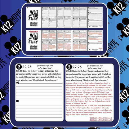West Side Story Movie Guide | Worksheet | Questions | Google Slides (PG13 - 2021) Sample