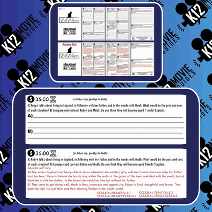 Wolfwalkers Movie Guide | Worksheet | Questions | Google Form (PG - 2020) | Free Sample