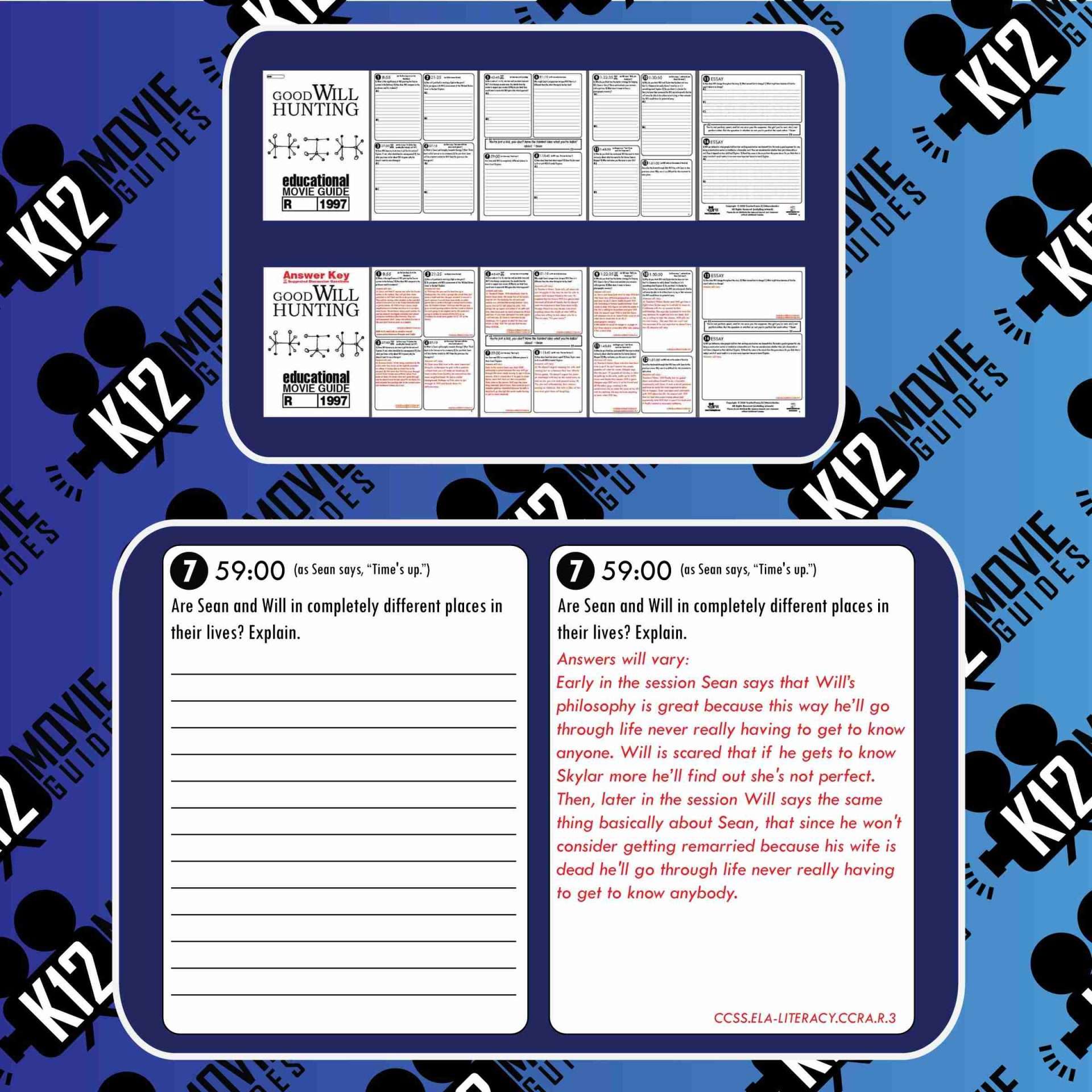 Good Will Hunting Movie Guide | Questions | Worksheet | Answer Key (R - 1997) Free Sample