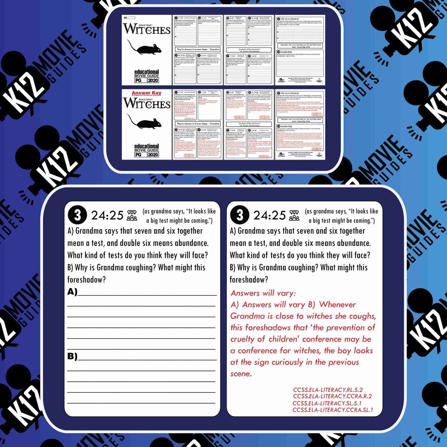 The Witches Movie Guide | Questions | Worksheet | Google Forms (PG - 2020) Free Sample